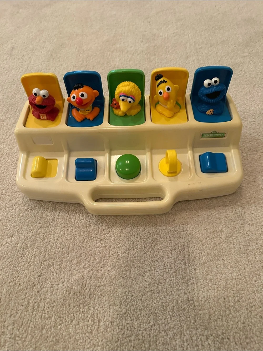 VTG Sesame Street Pop up toy